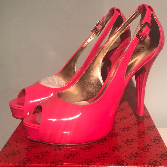 Guess Shoes Guess Hot Pink High Heels Poshmark